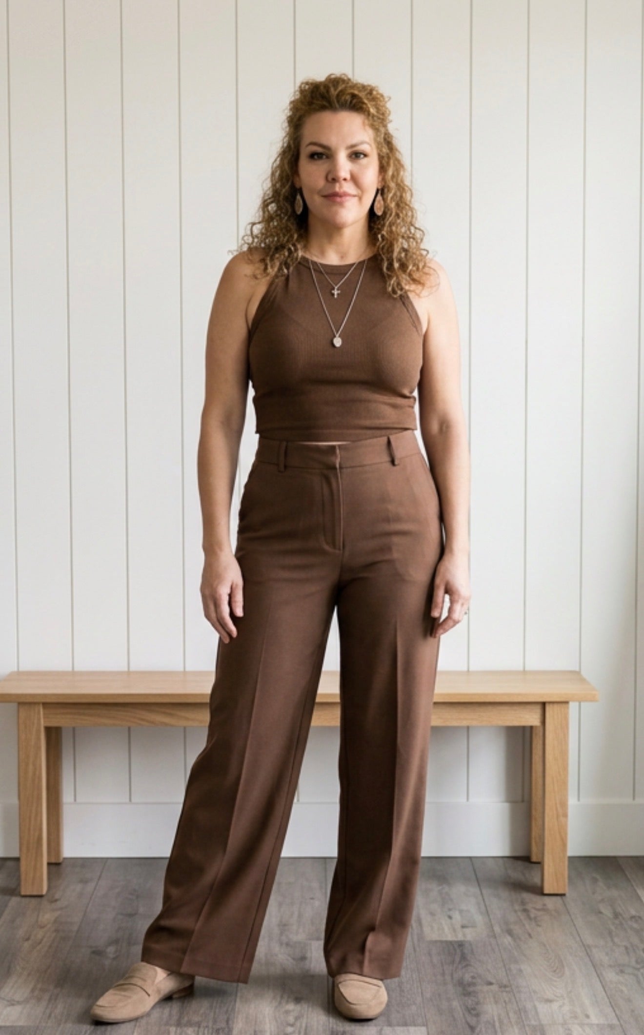 Browny Crop Top