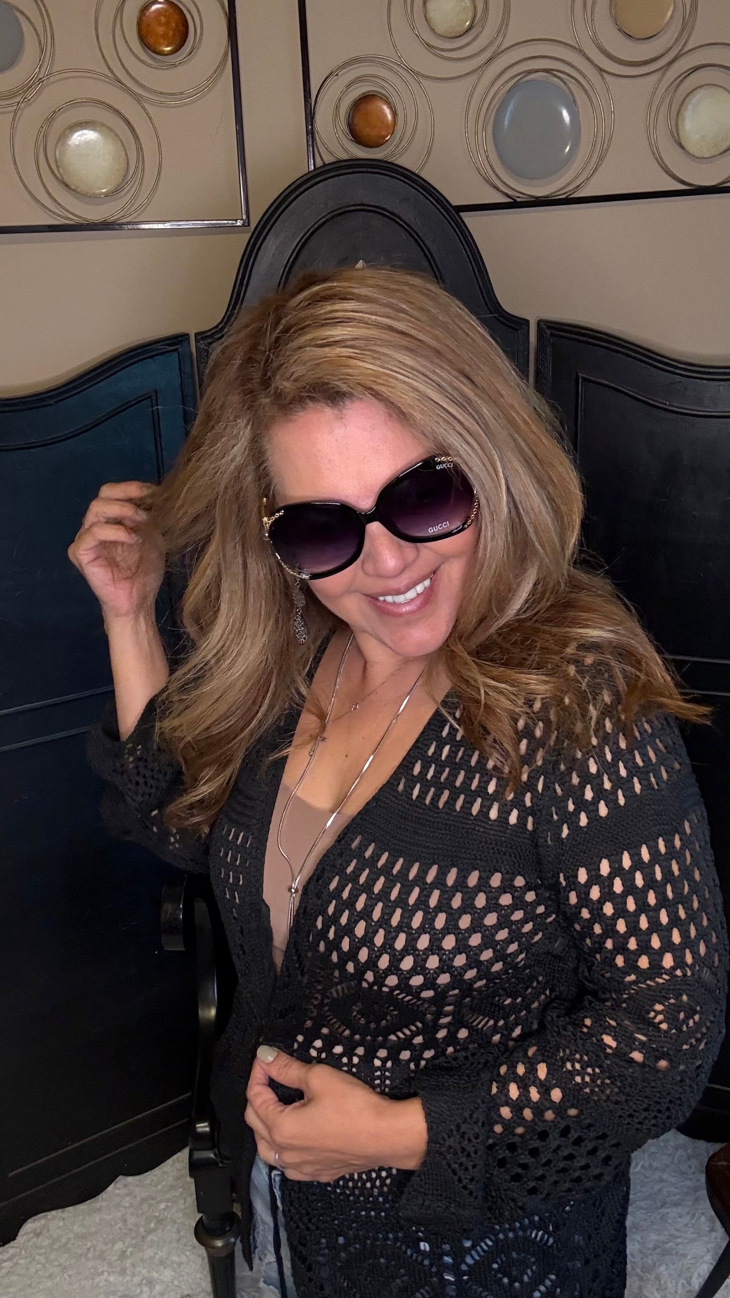 Bianca Black Cardigan