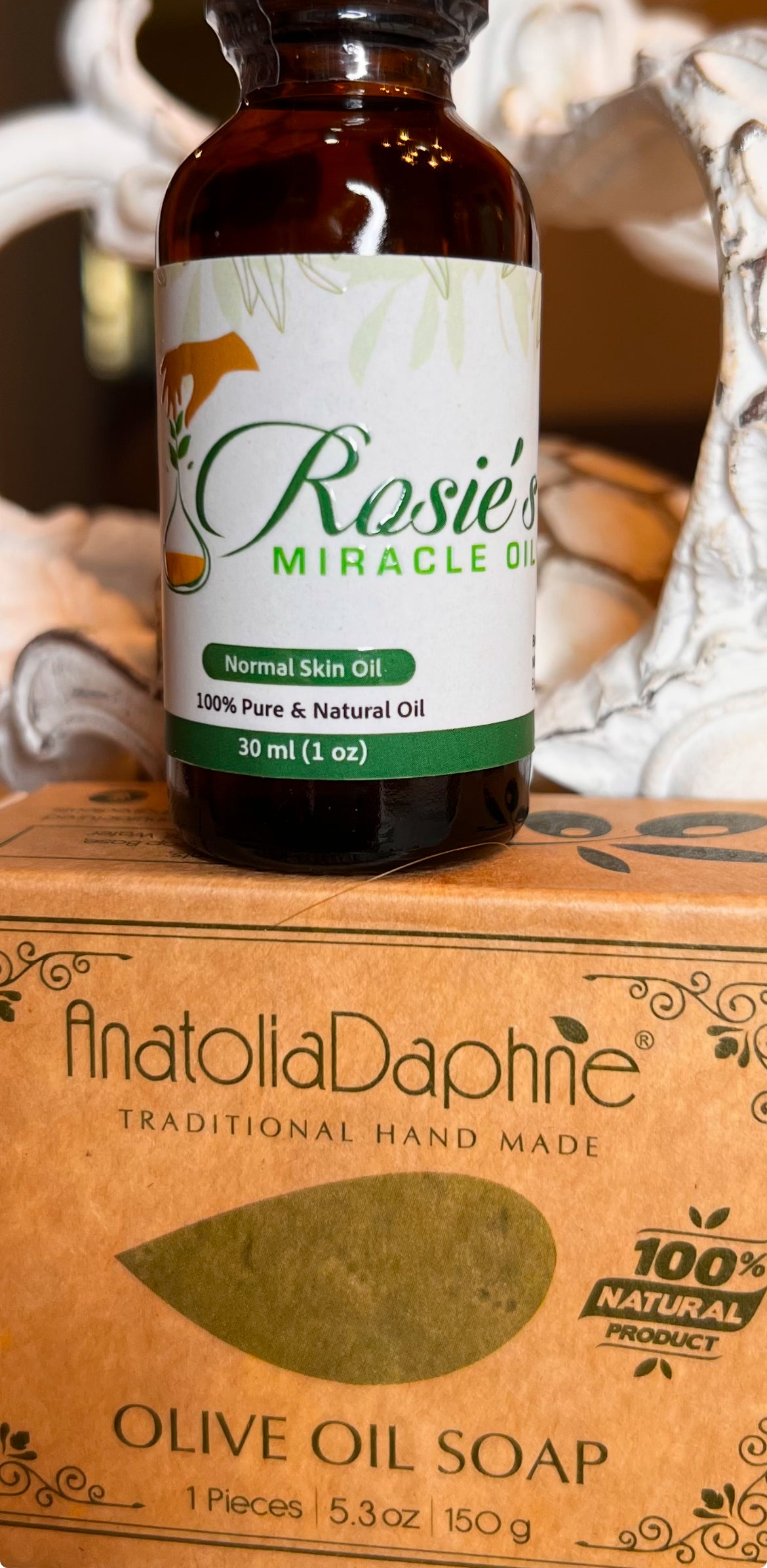 Rosie’s NORMAL FACE Miracle Oil 1 oz. & SOAP Bundle