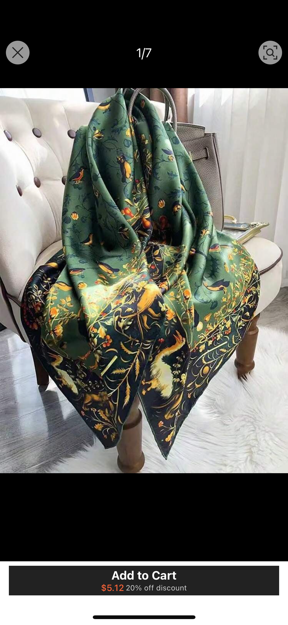Birds of a Feather Scarf Top