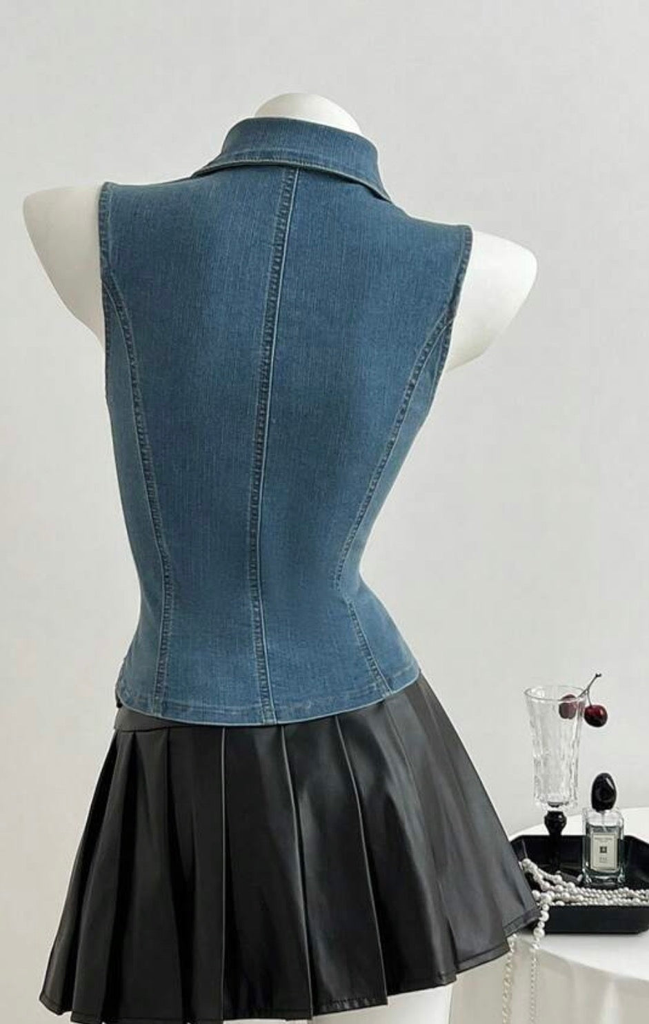 Marissa Denim Vest Top