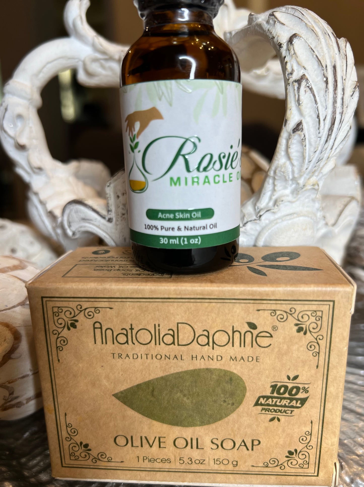 Rosie’s ACNE PRONE Miracle Oil (1 oz.) & Soap Bundle