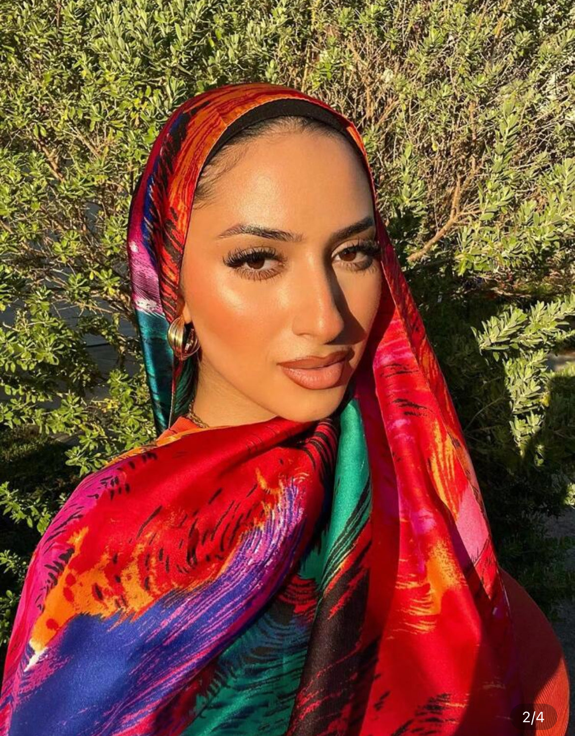 Color Galore Scarf Top