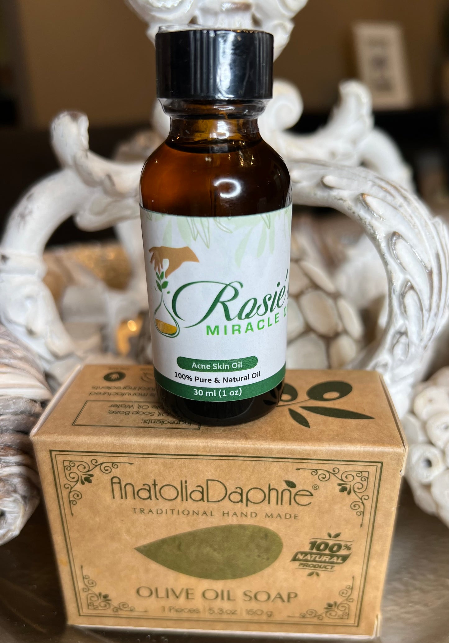 Rosie’s ACNE PRONE Miracle Oil (1 oz.) & Soap Bundle