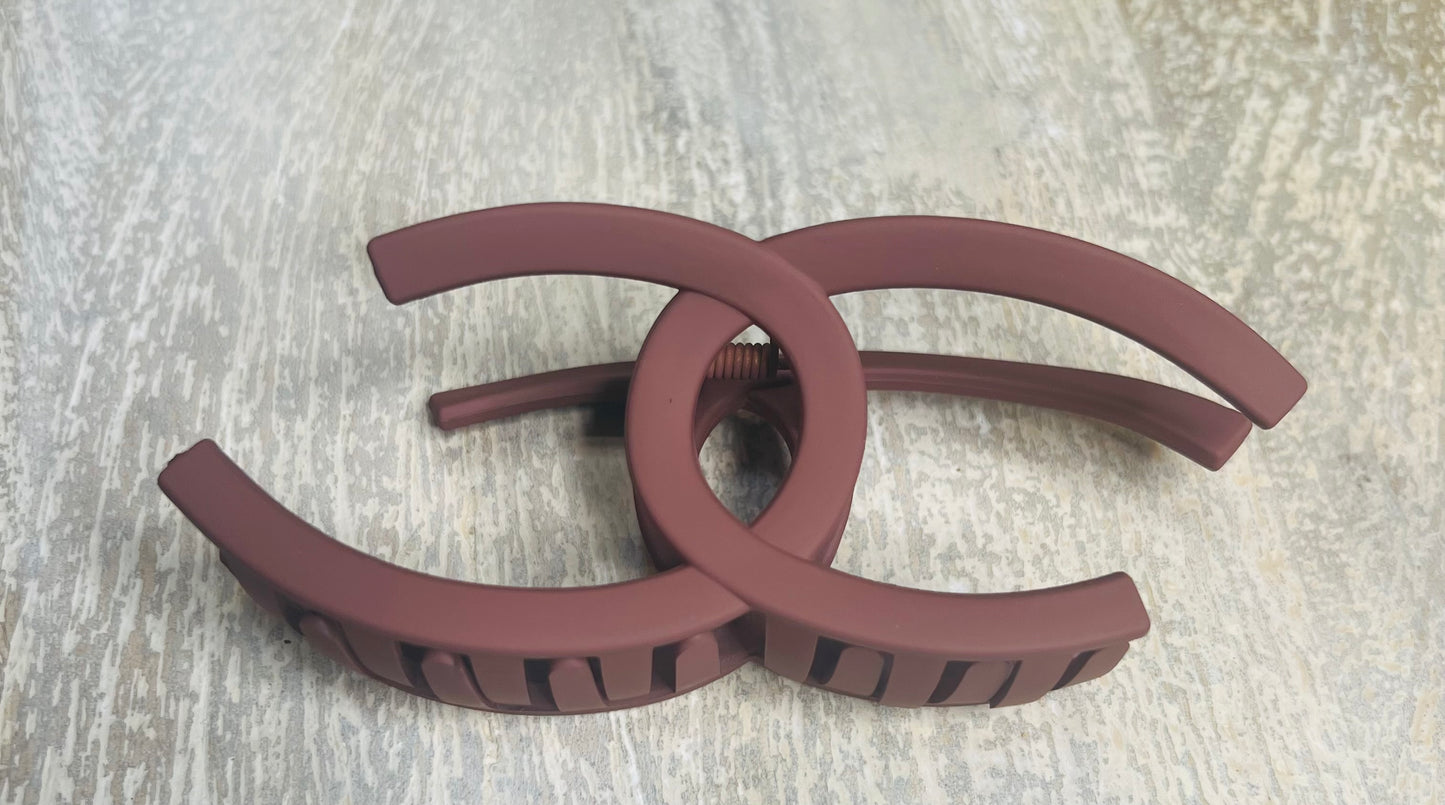 Eggplant Pink Hair Clip