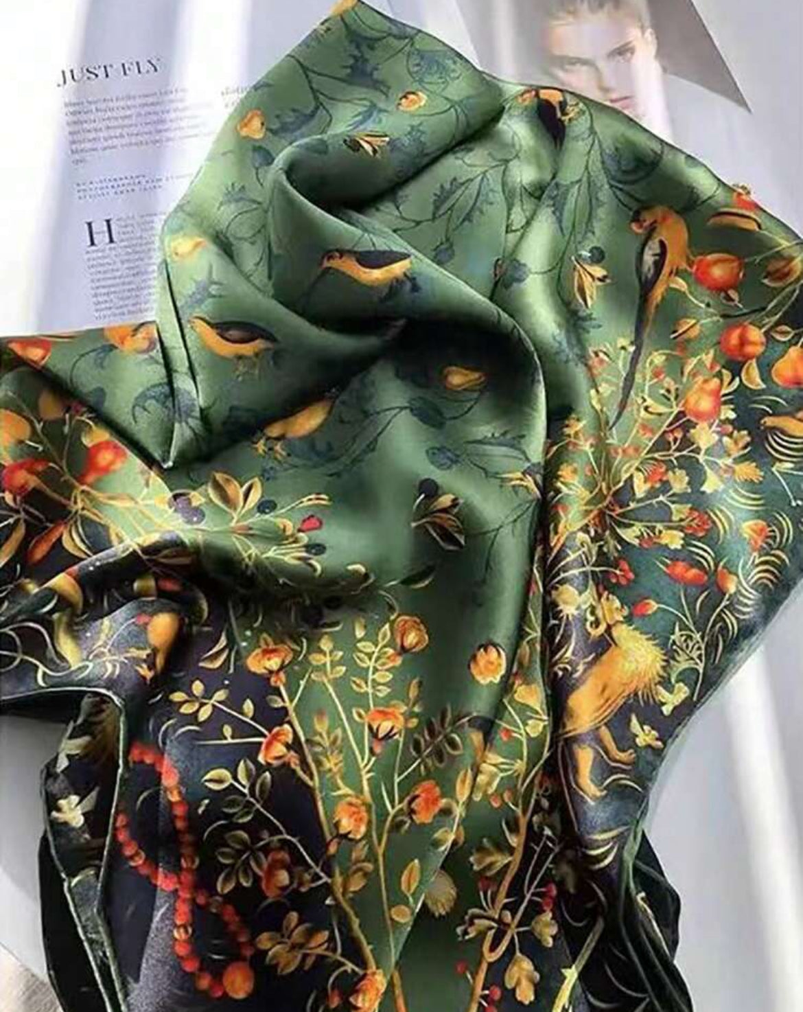 Birds of a Feather Scarf Top
