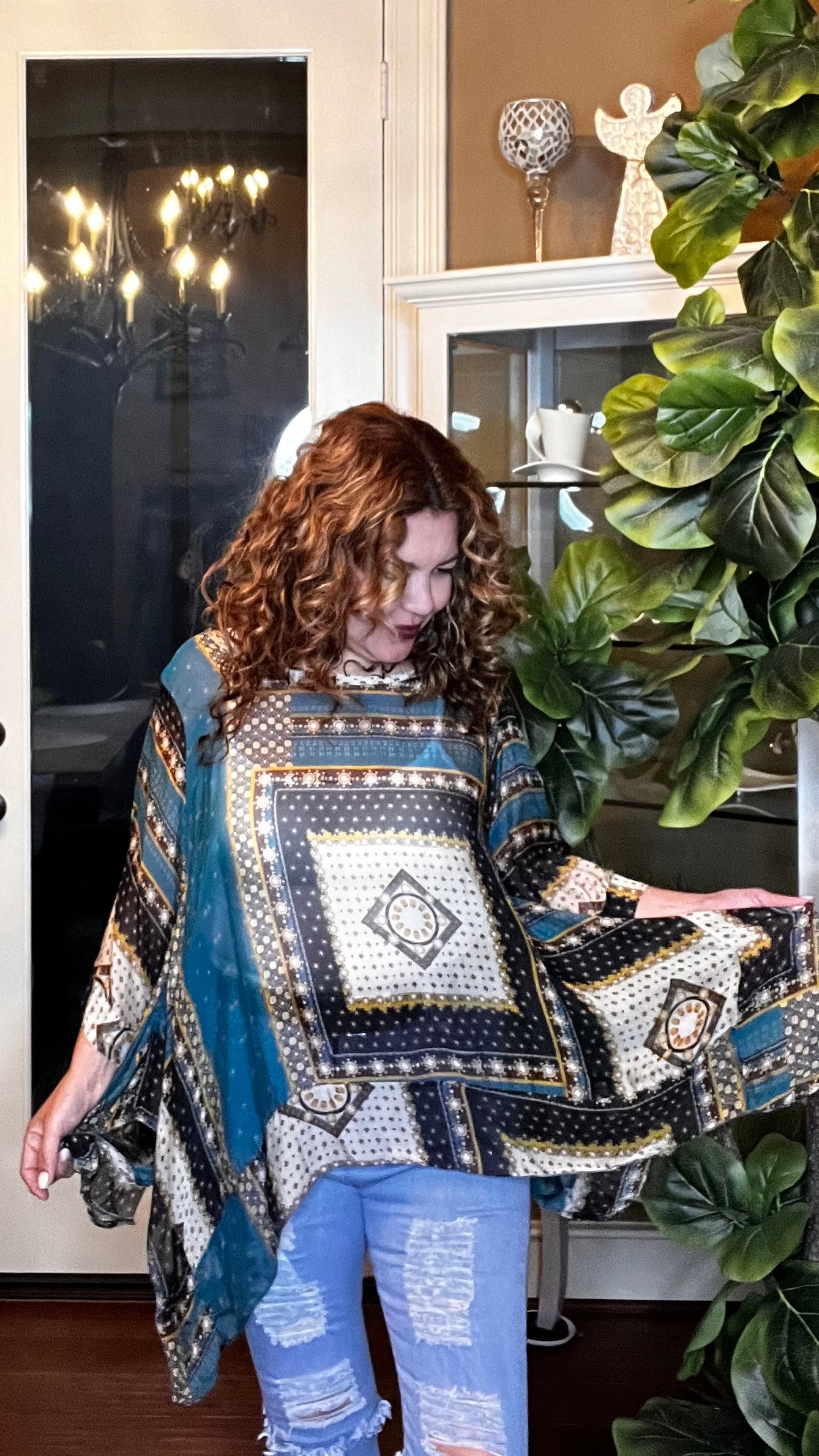 Dominique Italian Silk Top