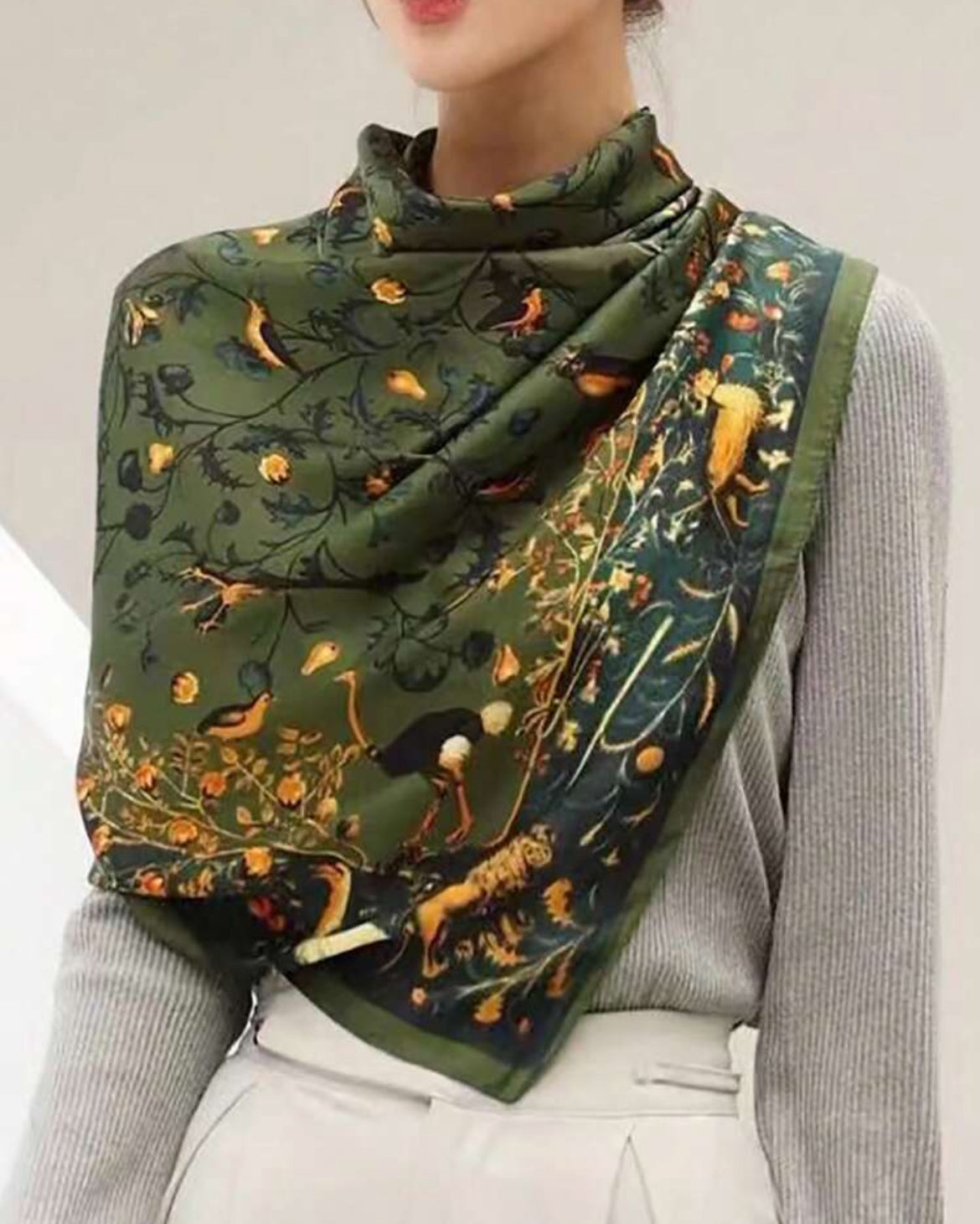 Birds of a Feather Scarf Top