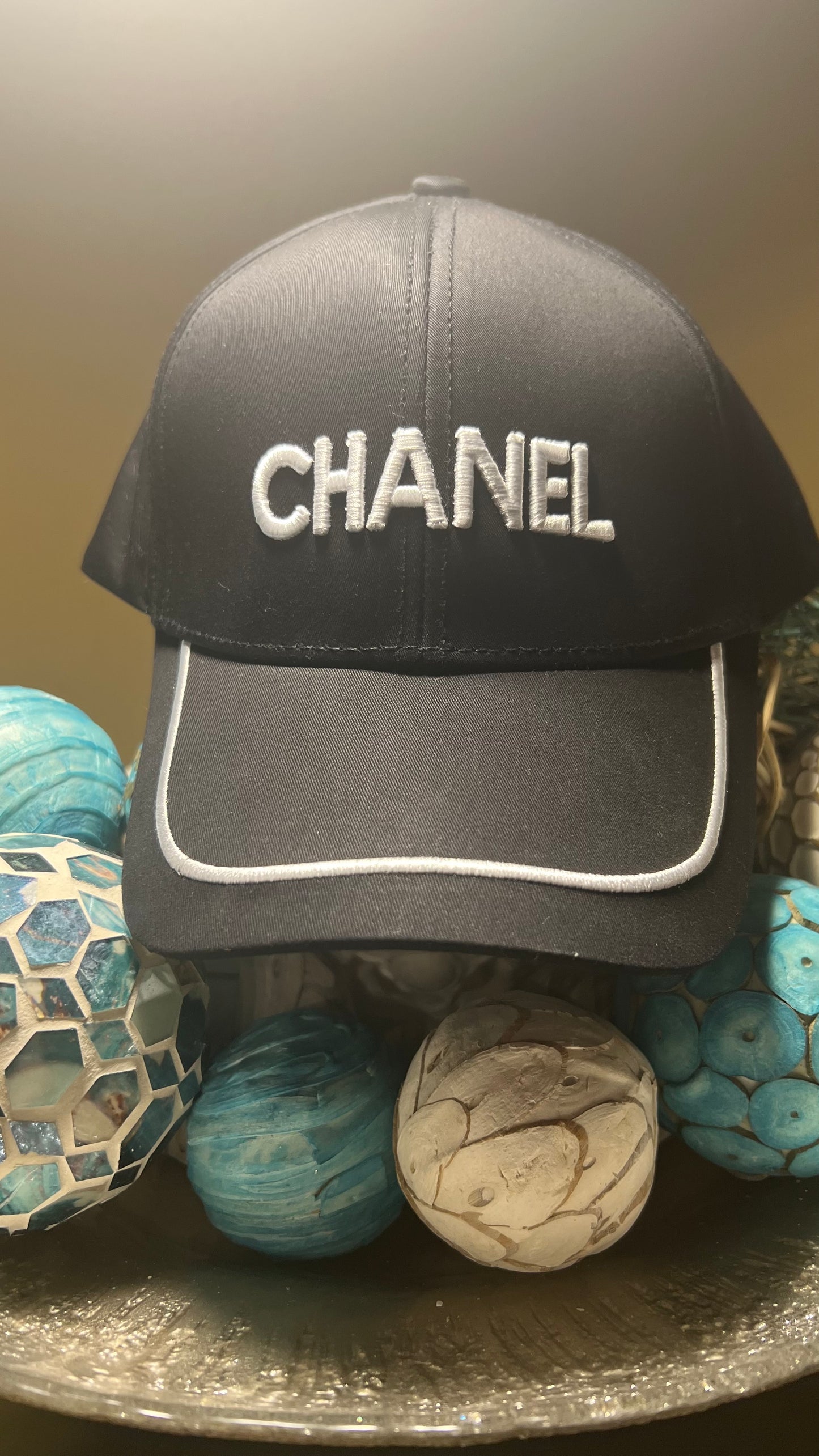 Black and White Cap
