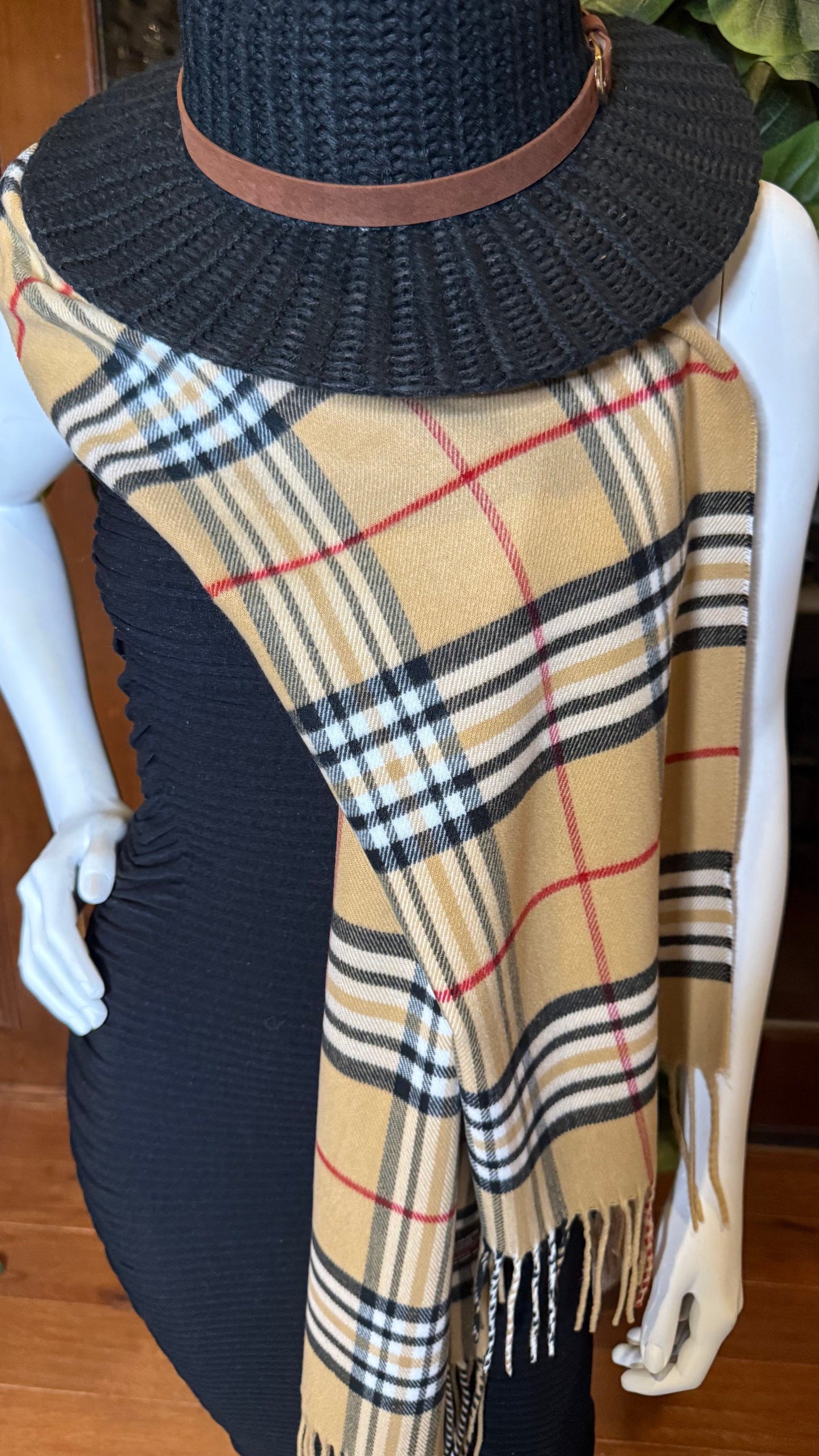 Helena Burberry Shawl Scarf