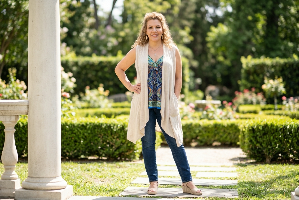 Loren Linen Long Cardigan Top