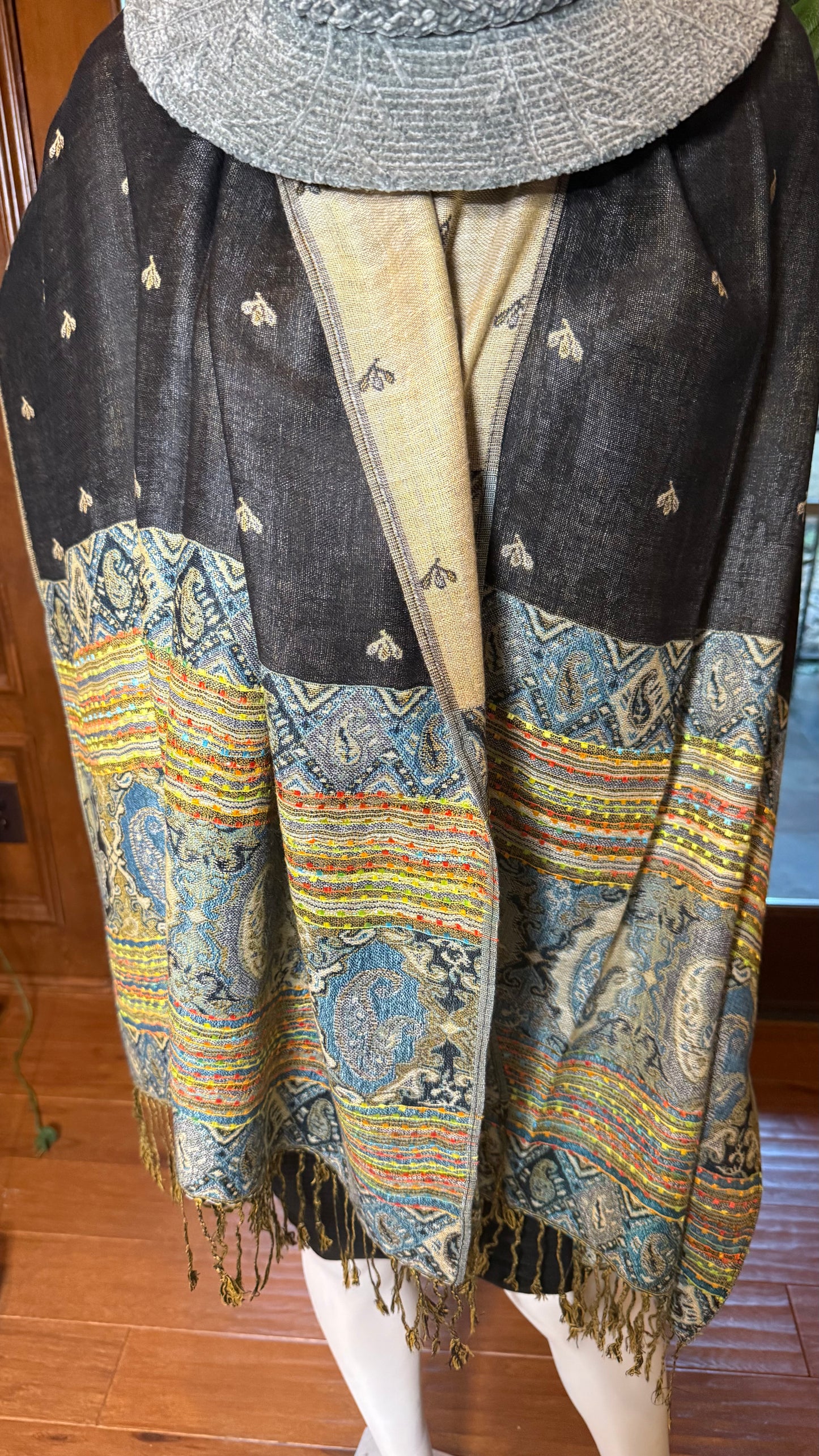 Sandra Pashmina Scarf Top