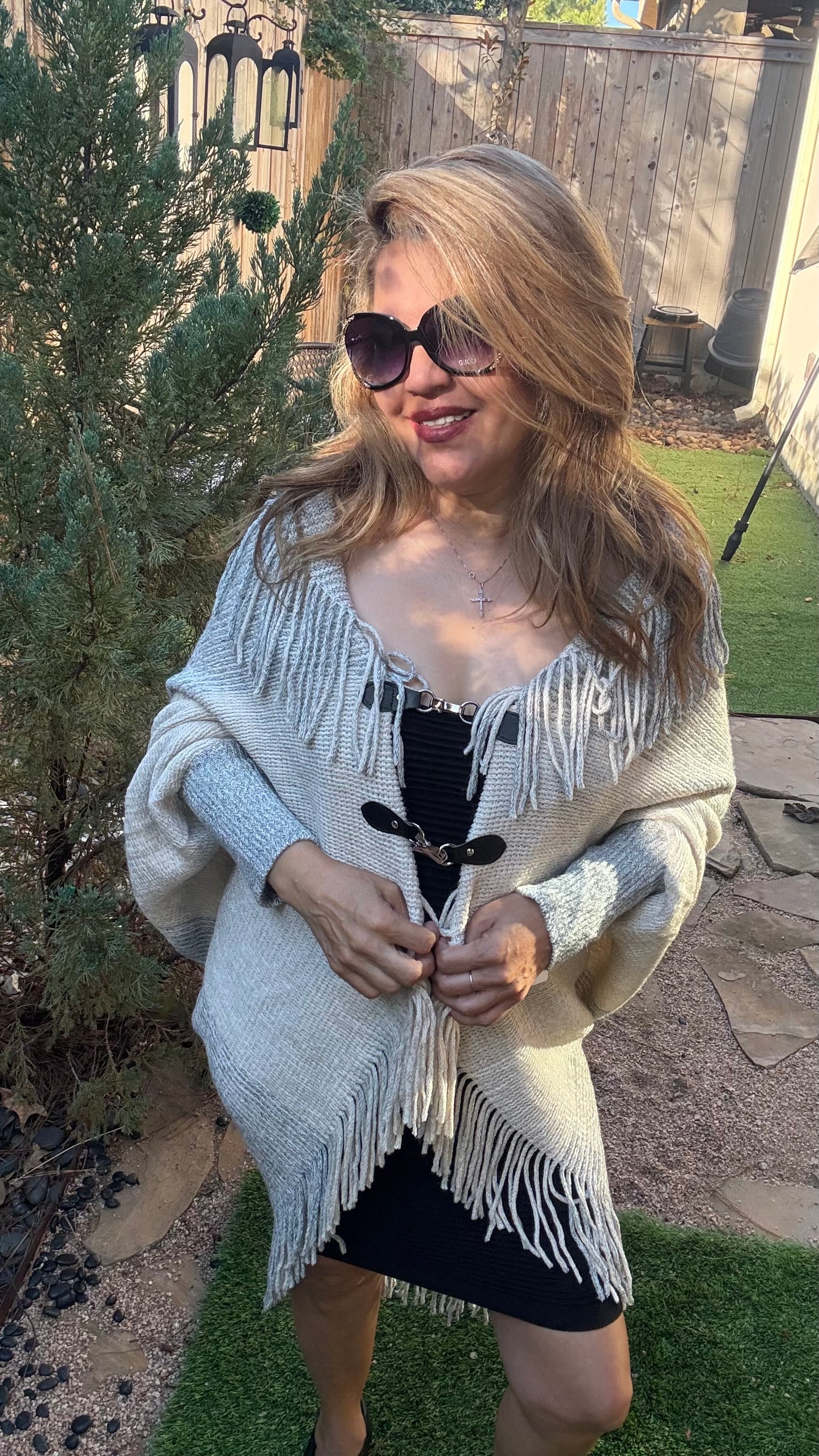 Bridget Fringe Cardigan Top