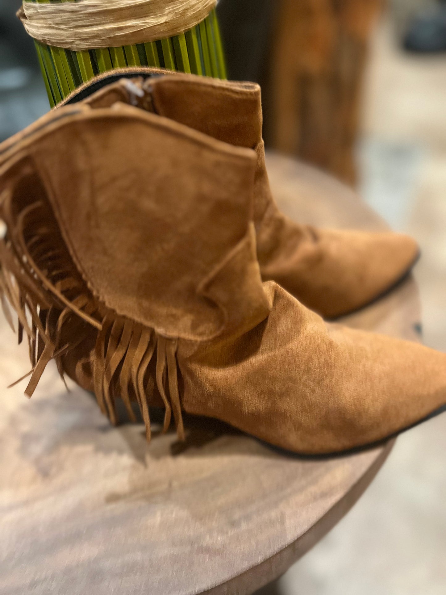 Fringe Brown Boots