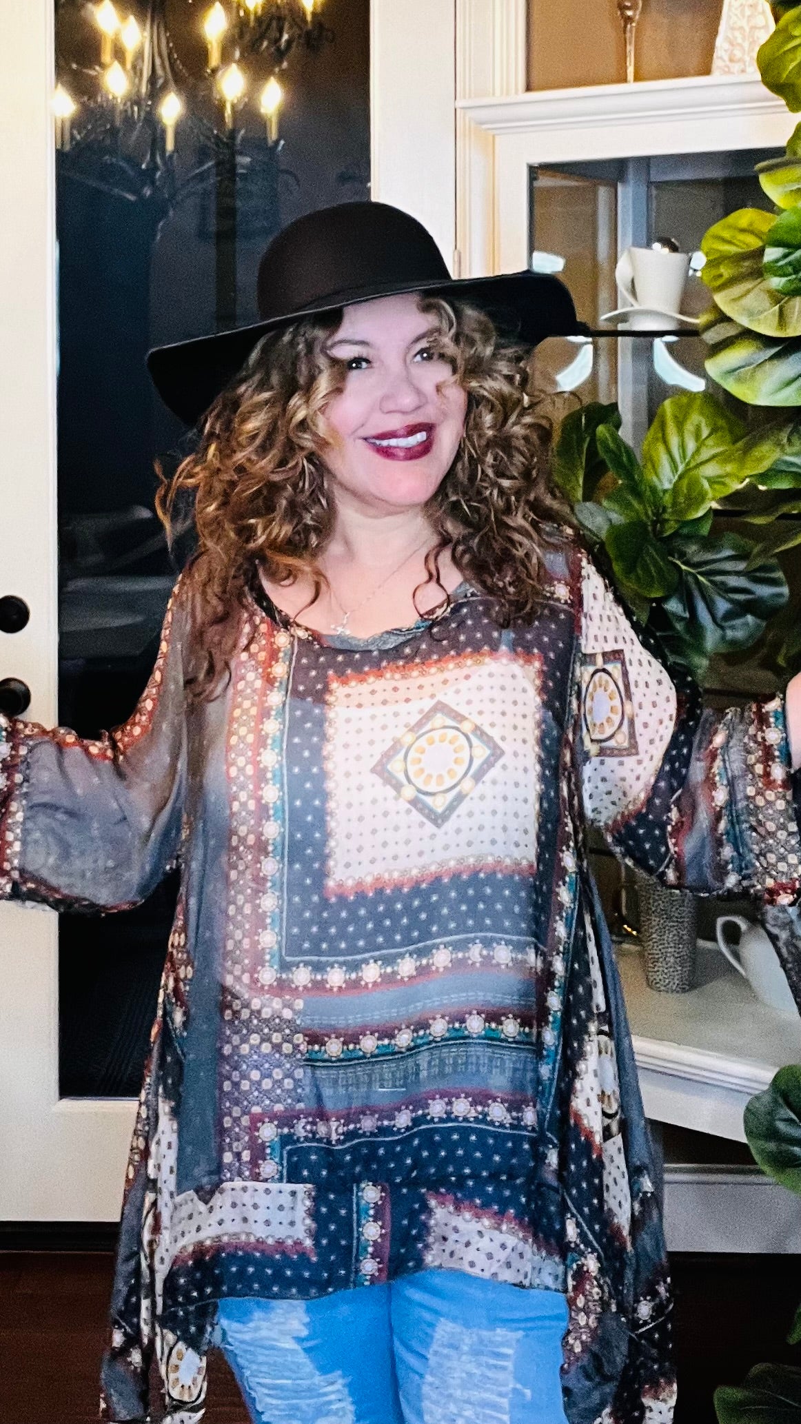 Frida Italian Silk Top