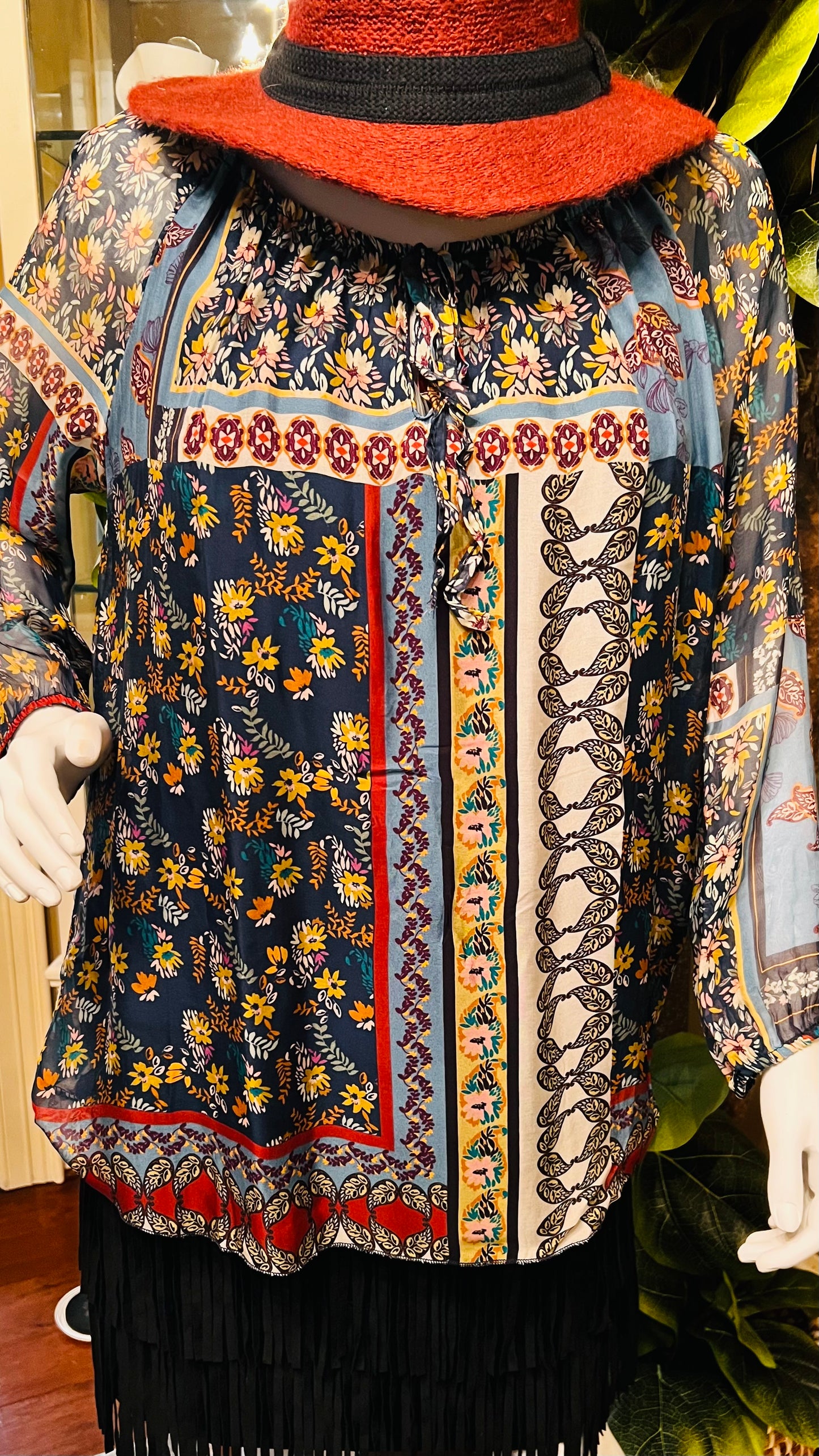 La Russa Italian Silk Top