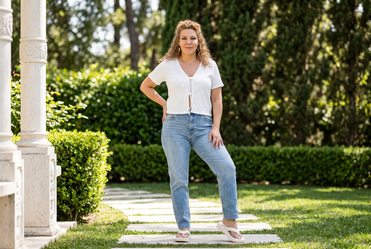 Emily White Top
