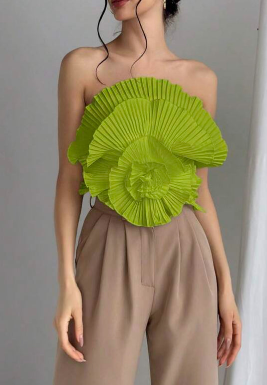 Florissa Green Top