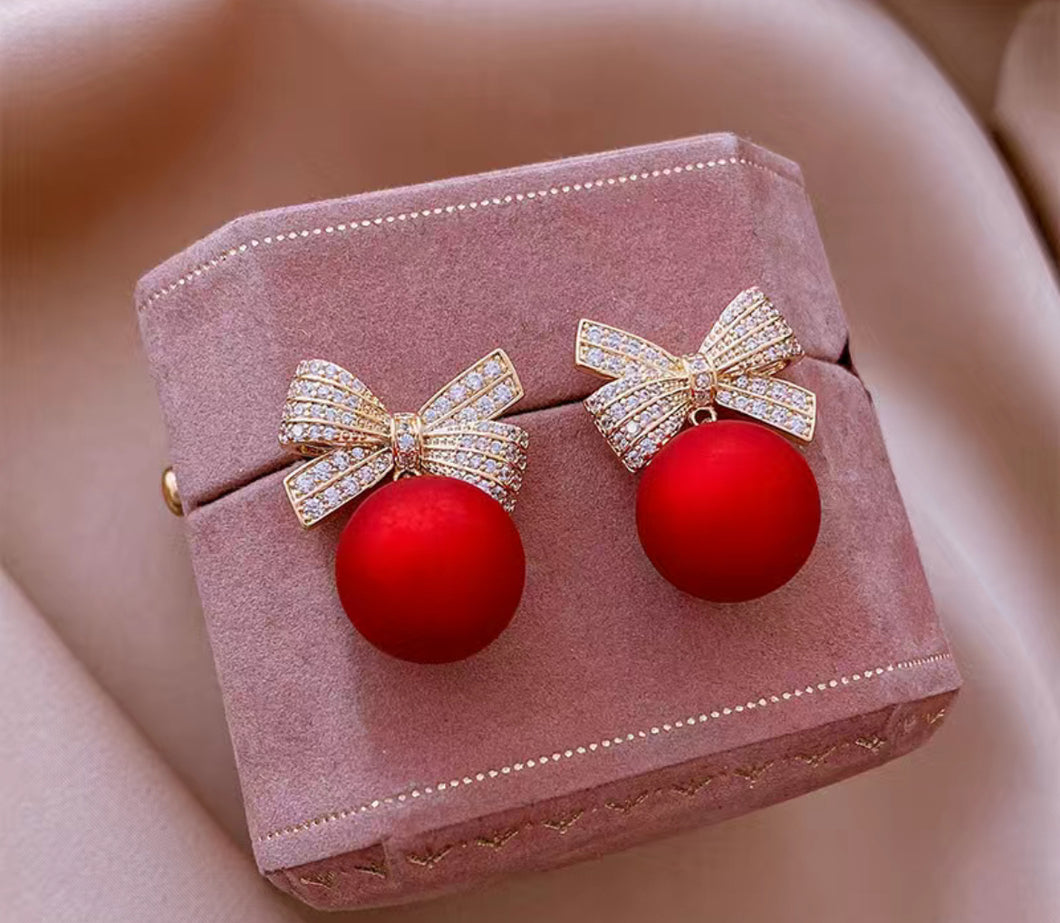 Betty Red Earrings