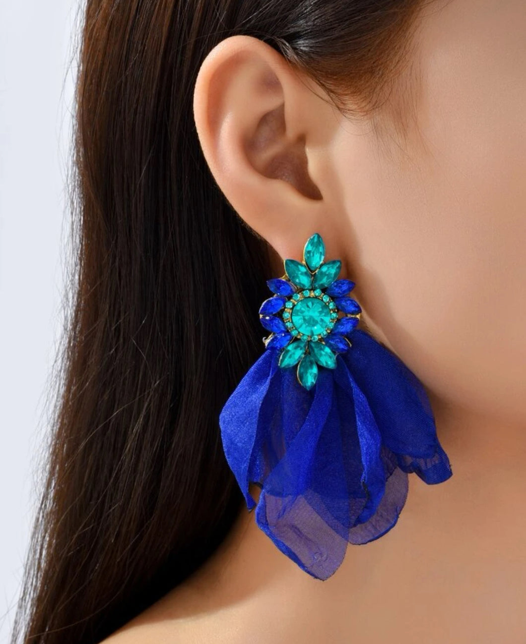 Mermaid Blue Earrings