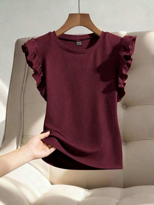 Clara Maroon Top