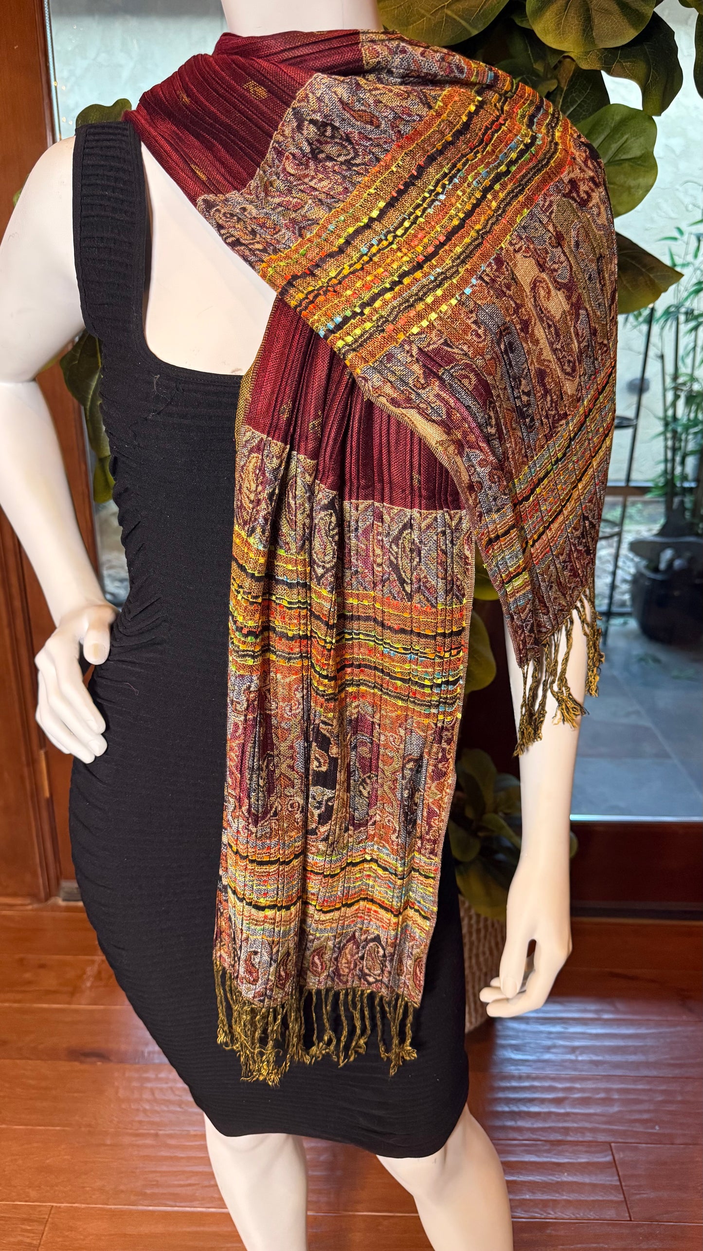Linda Pashmina Scarf Top