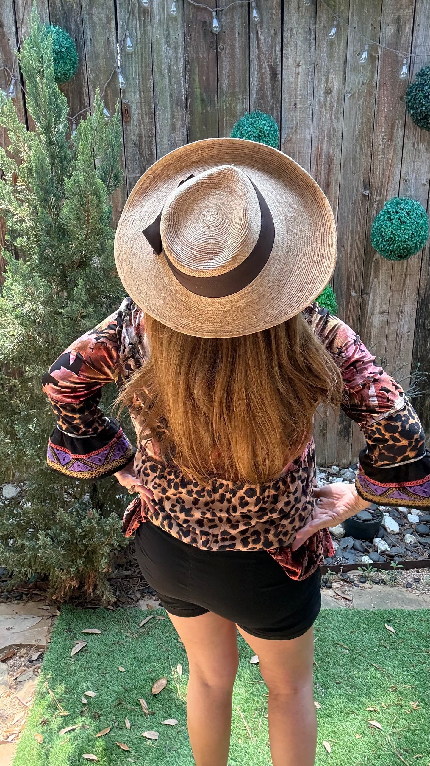 Leopard Embroidered Top
