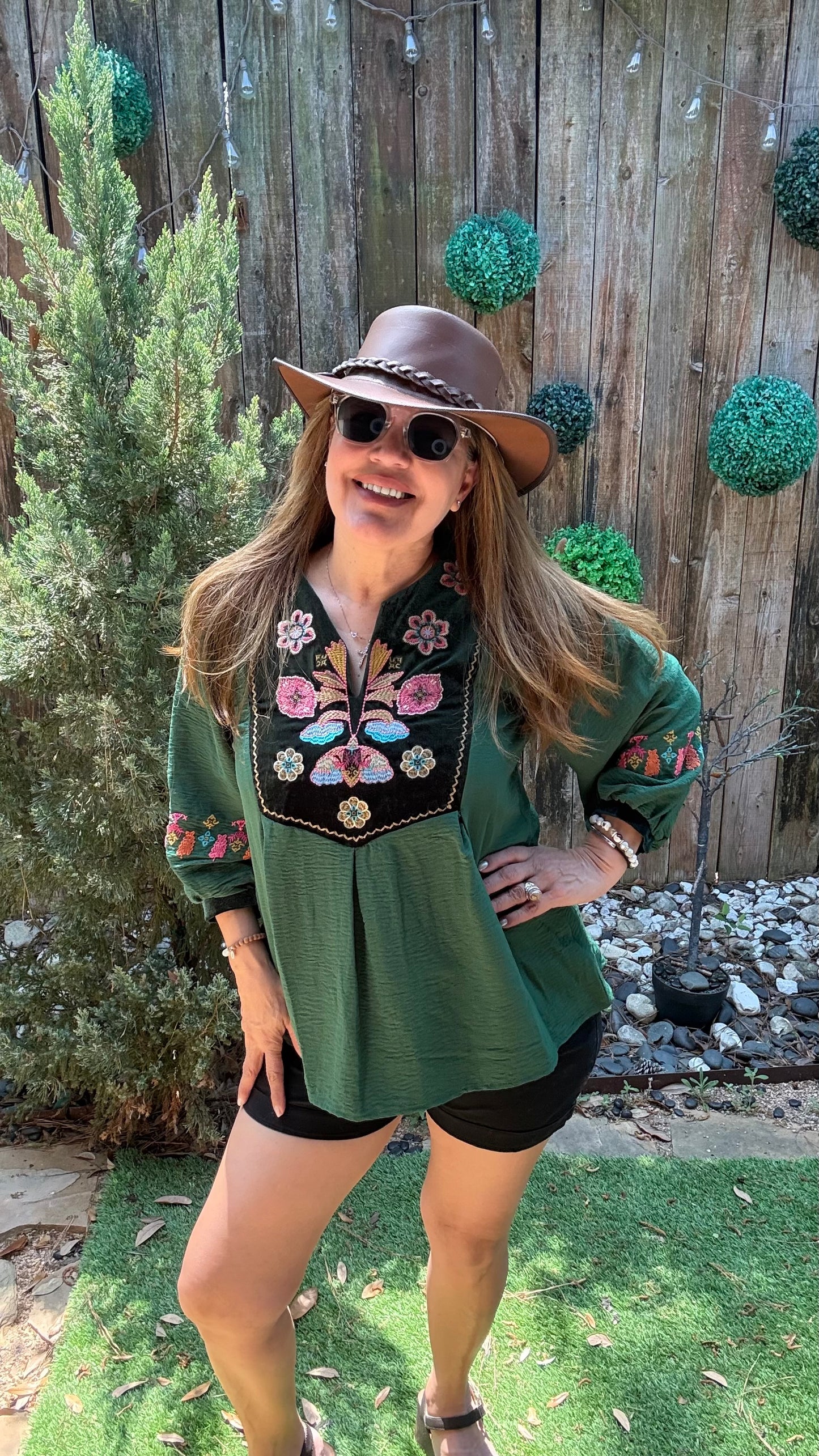 Gigi Embroidered Top