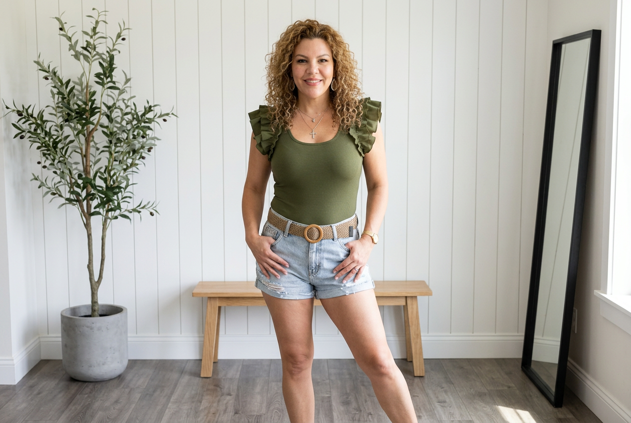 Yaya Olive Top