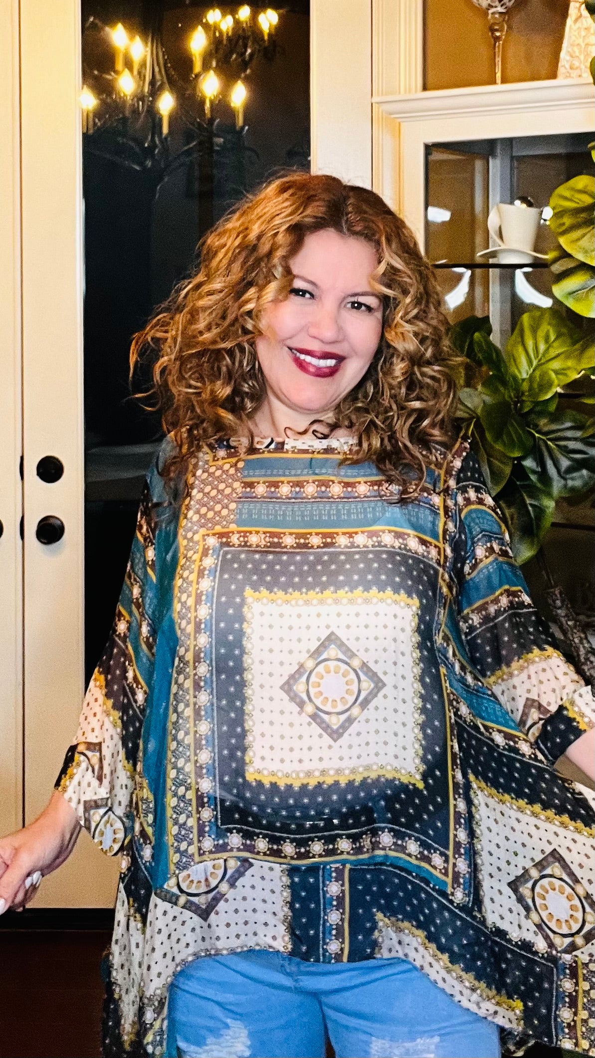 Dominique Italian Silk Top