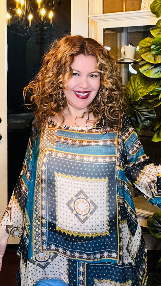 Dominique Italian Silk Top