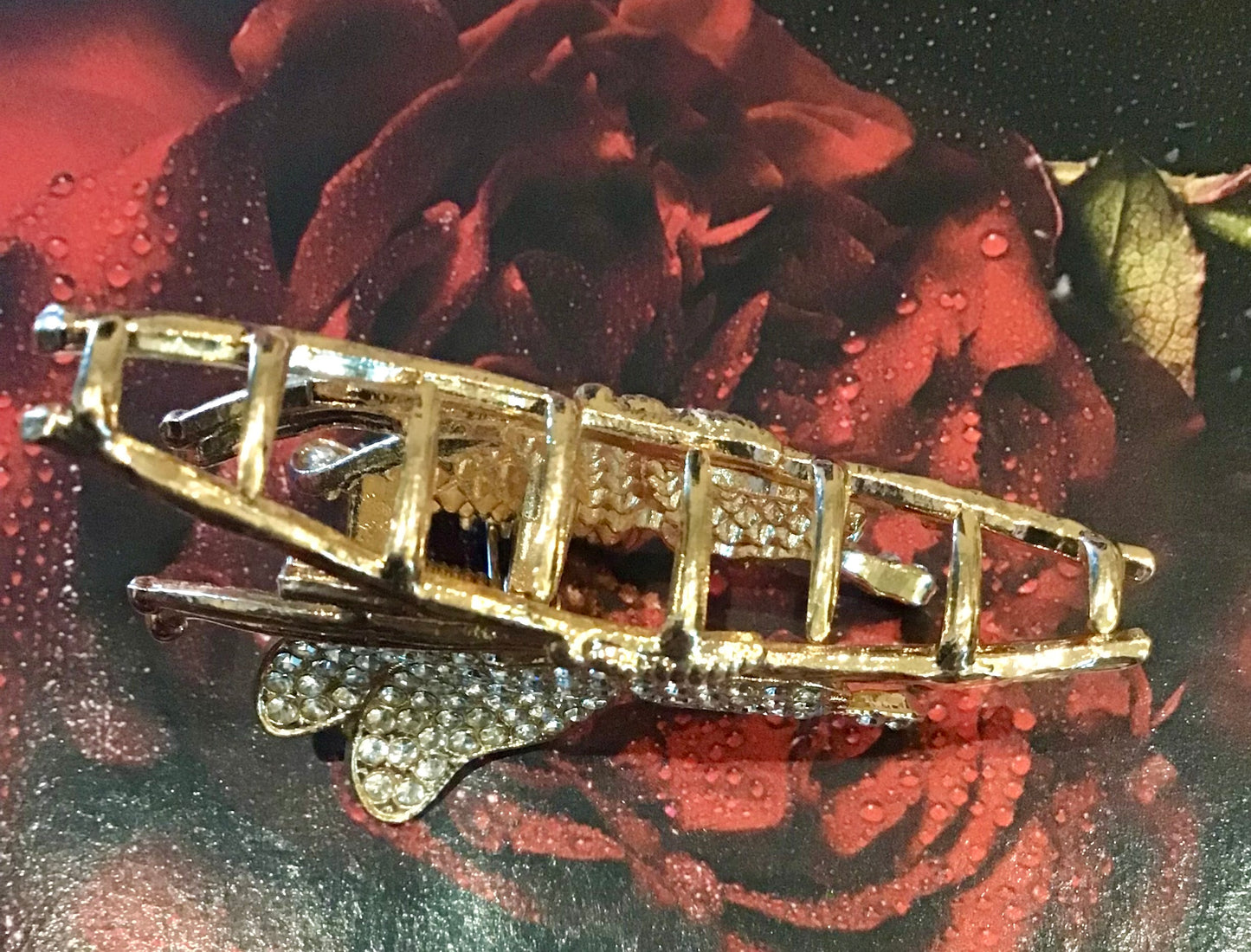 Golden Butterfly Hair Clip Clearance