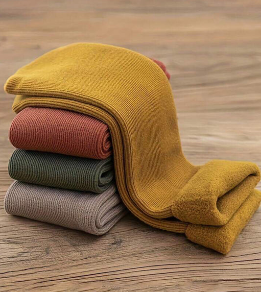 Beige Fleece Socks