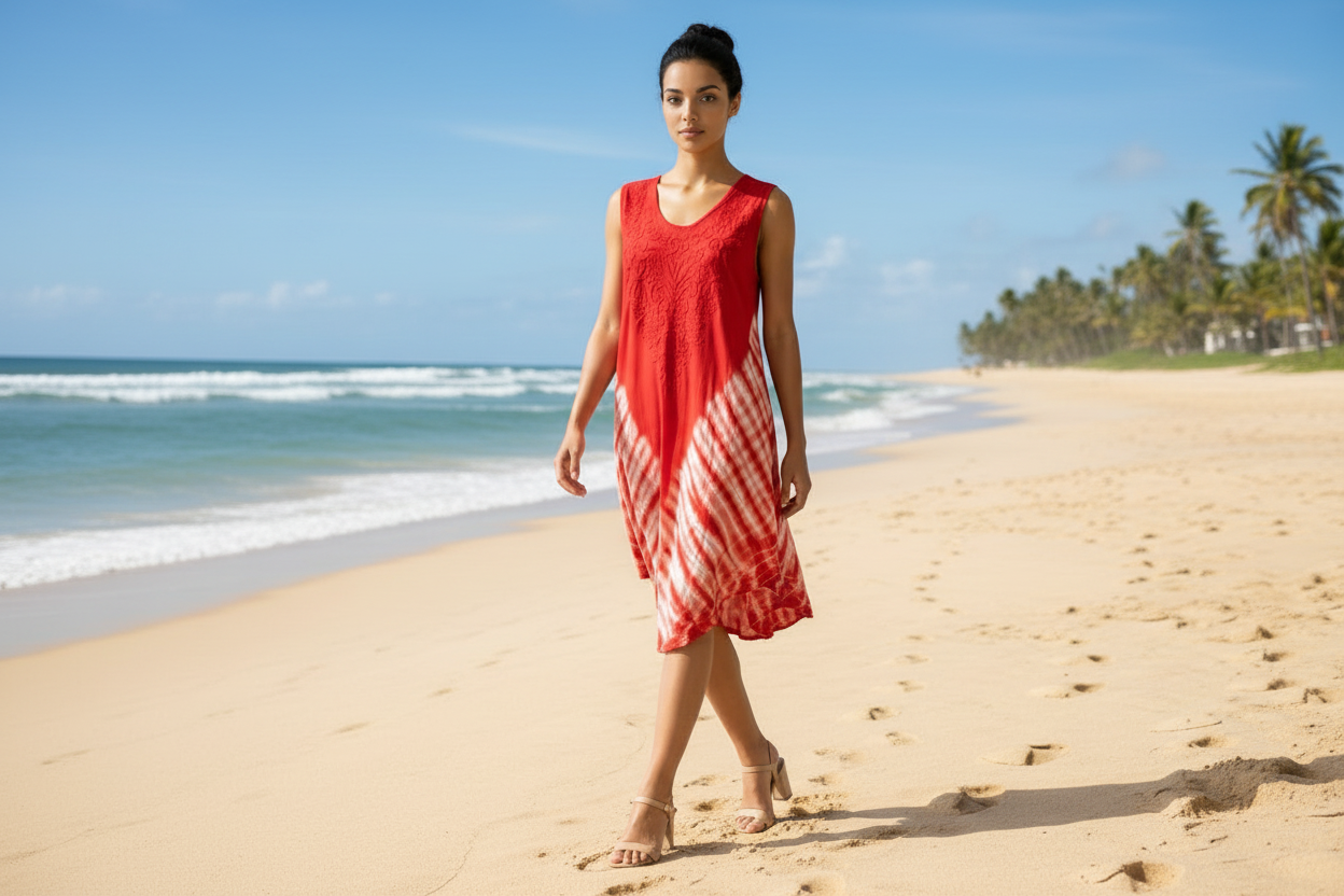 Bibi Red Beach Dress