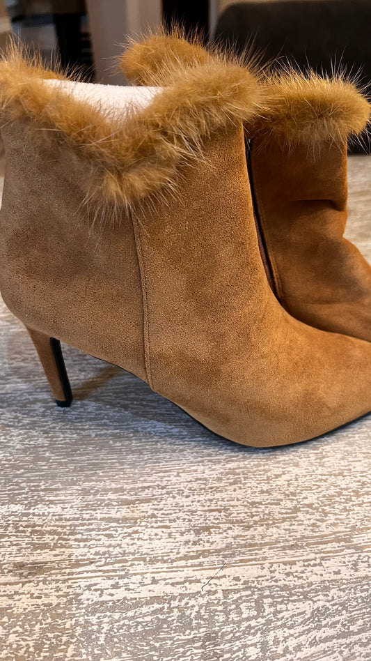 Camel Suede Boots