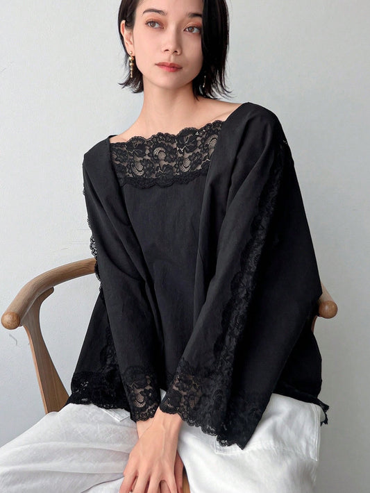 Ana Lace Black Top
