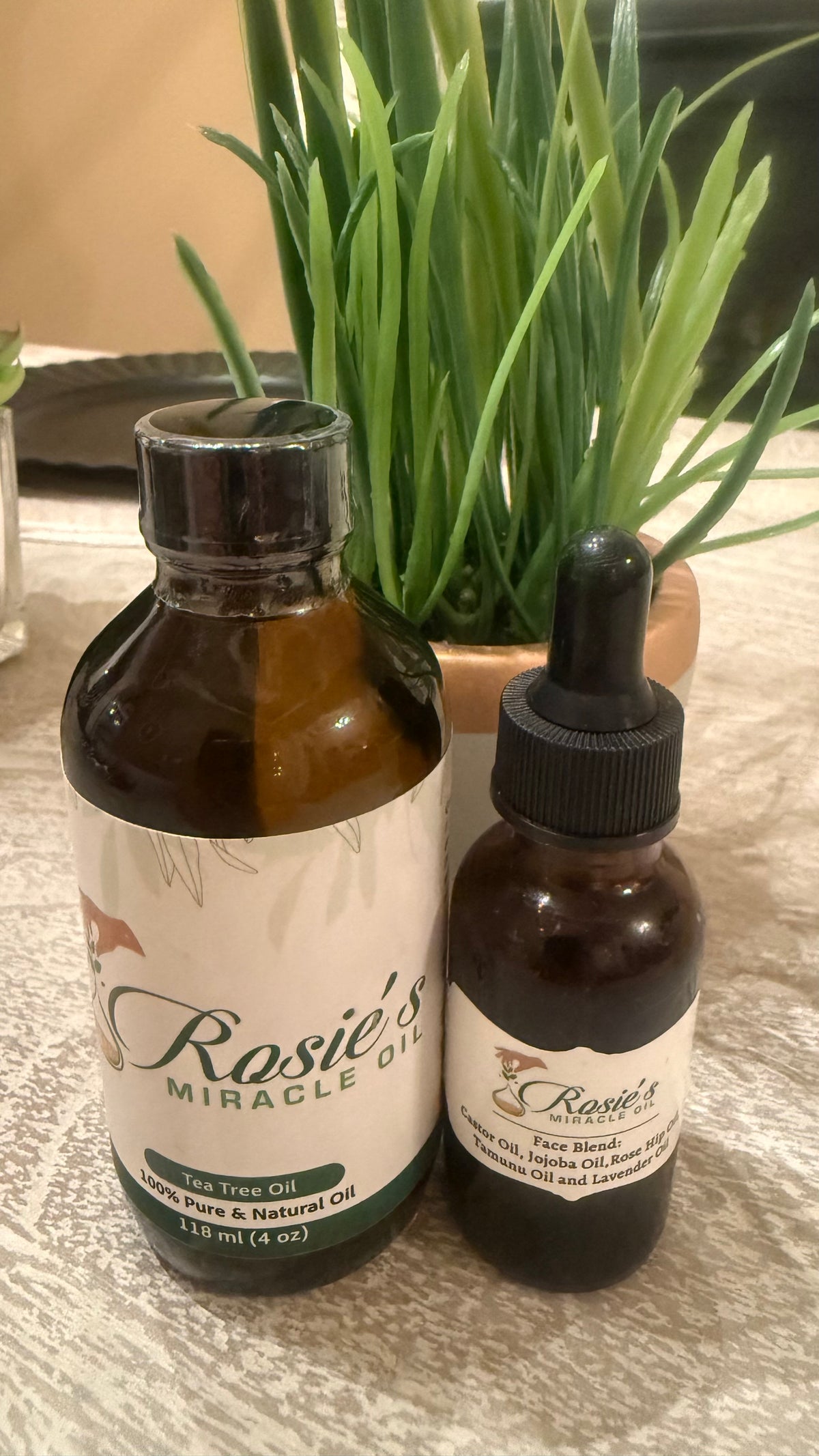 Rosie’s Miracle oil & Tea Tree Oil Combo