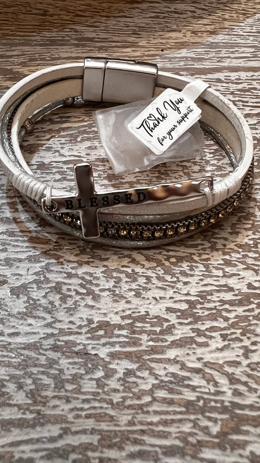 Cross Cuff Bracelet