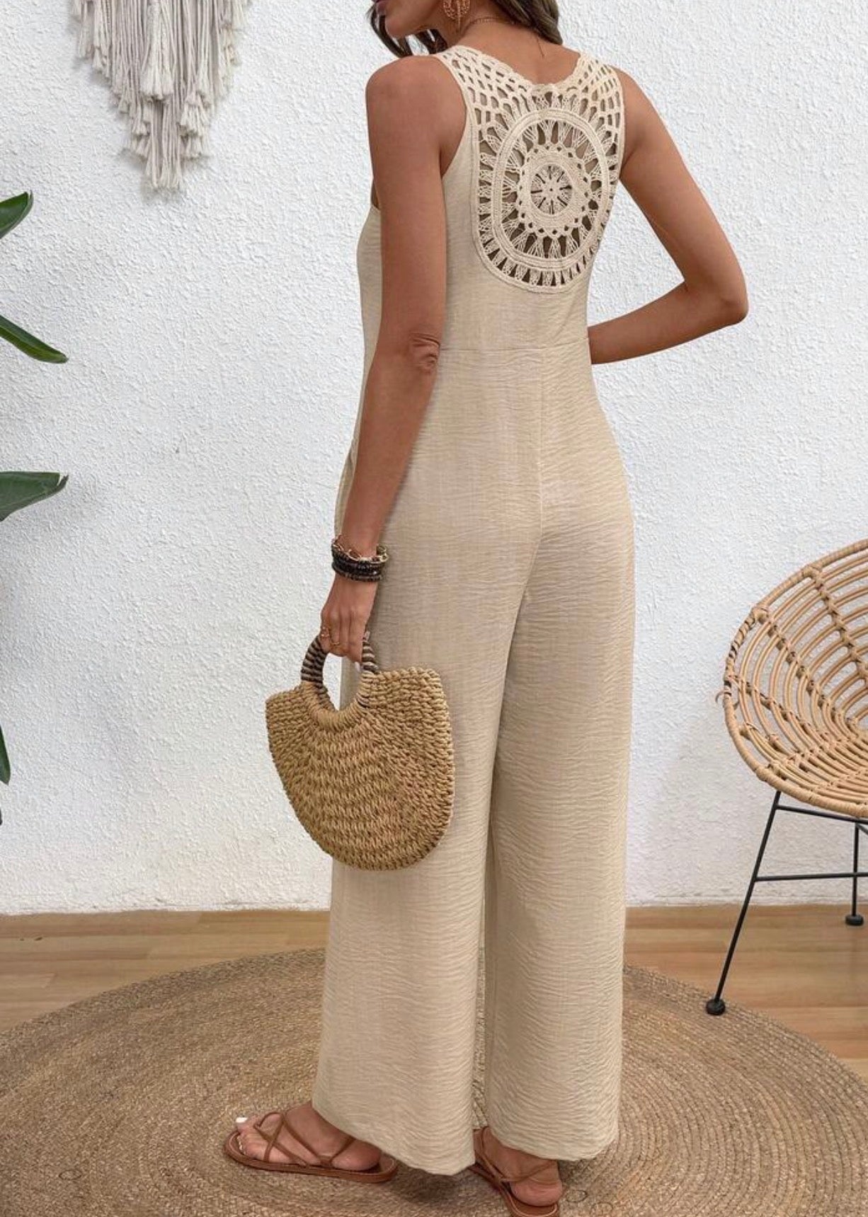 Jazmin Romper w Crochet Top