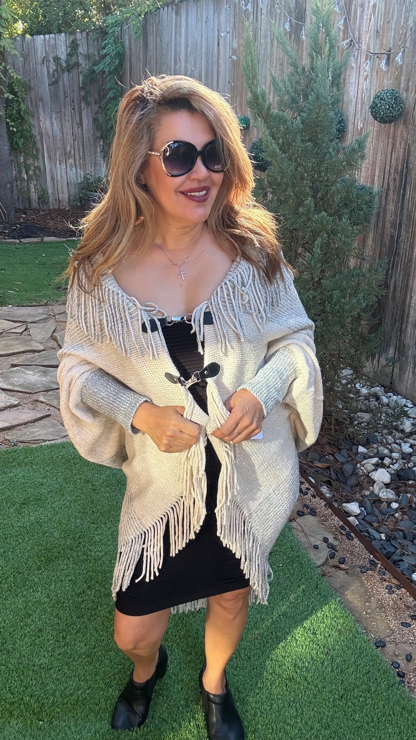 Bridget Fringe Cardigan Top