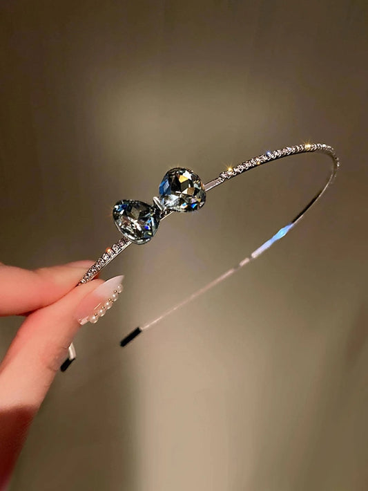 Graphite Crystal Headband