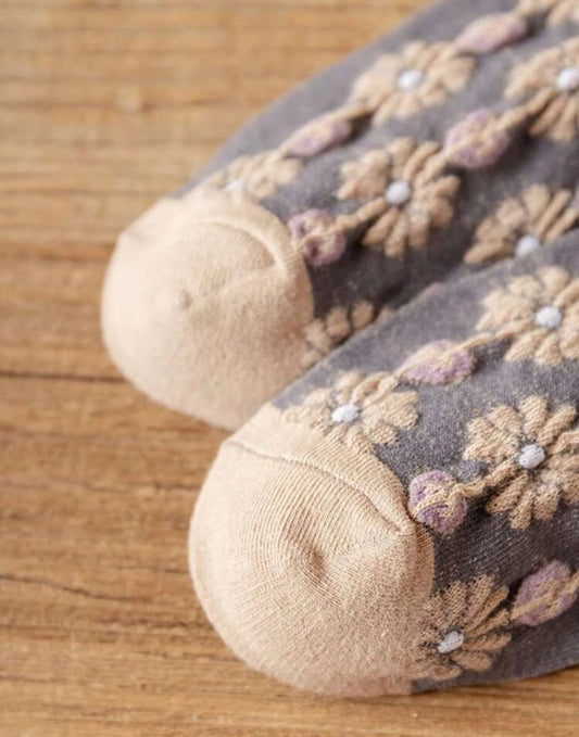 Flowery Cute Socks (Clearance)