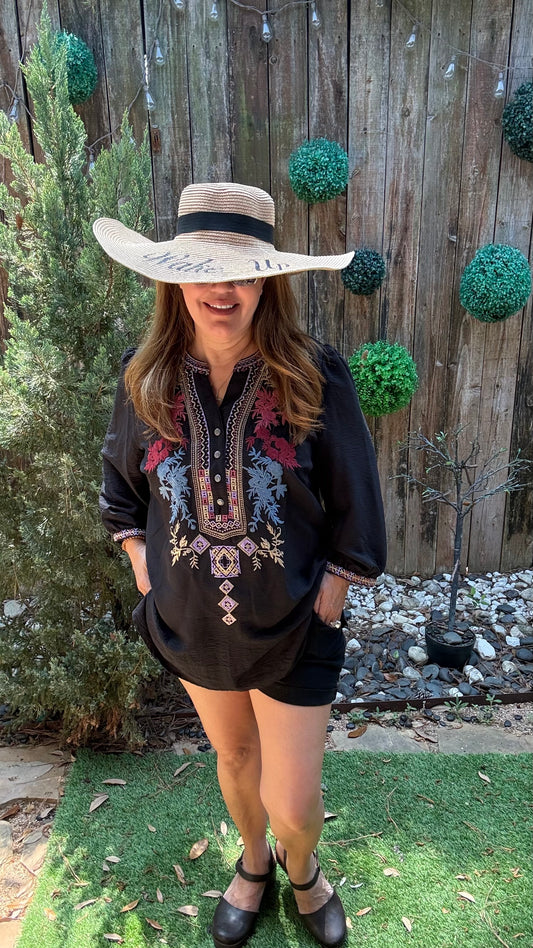 Lili Embroidered Top