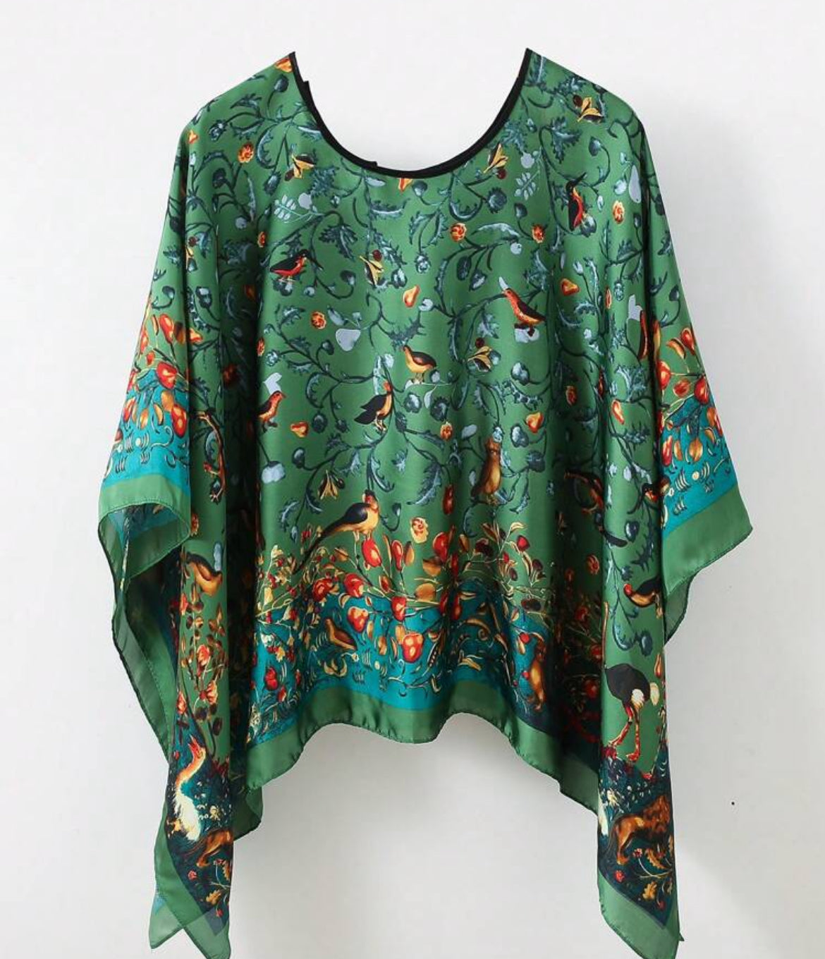 Birds of a Feather Poncho