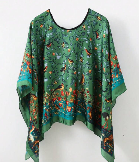 Birds of a Feather Poncho