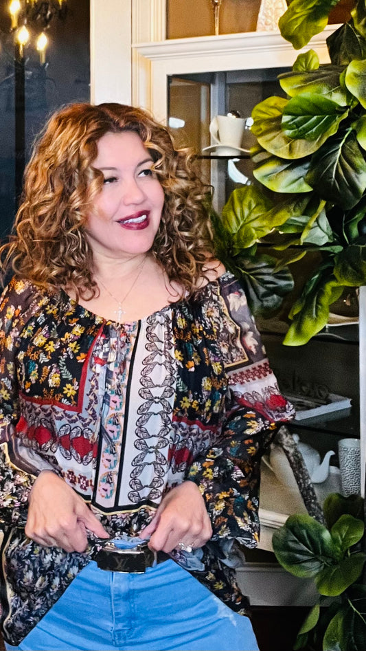 Gabrielle Italian Silk Top