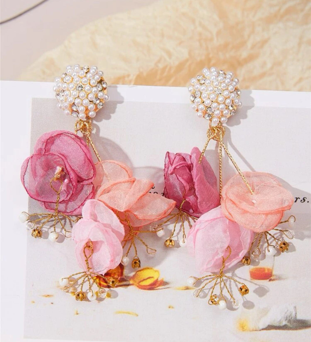 Garden Rose Earrings