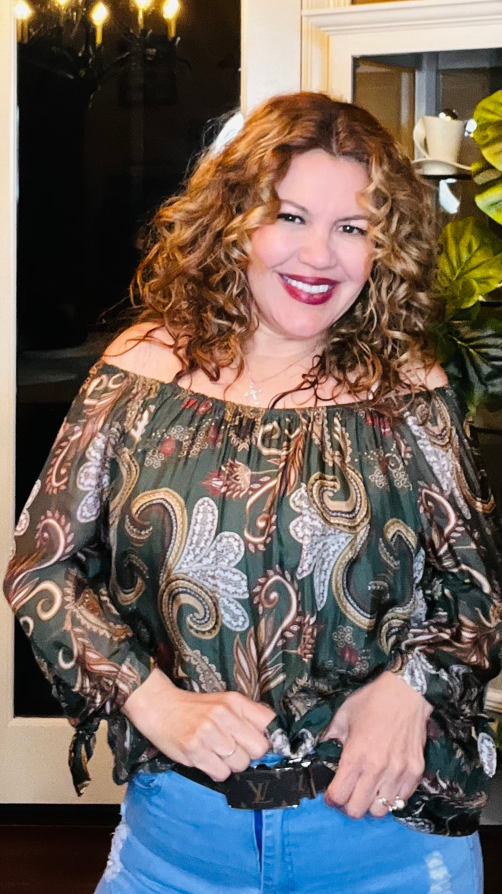 Verdi Italian Silk Top