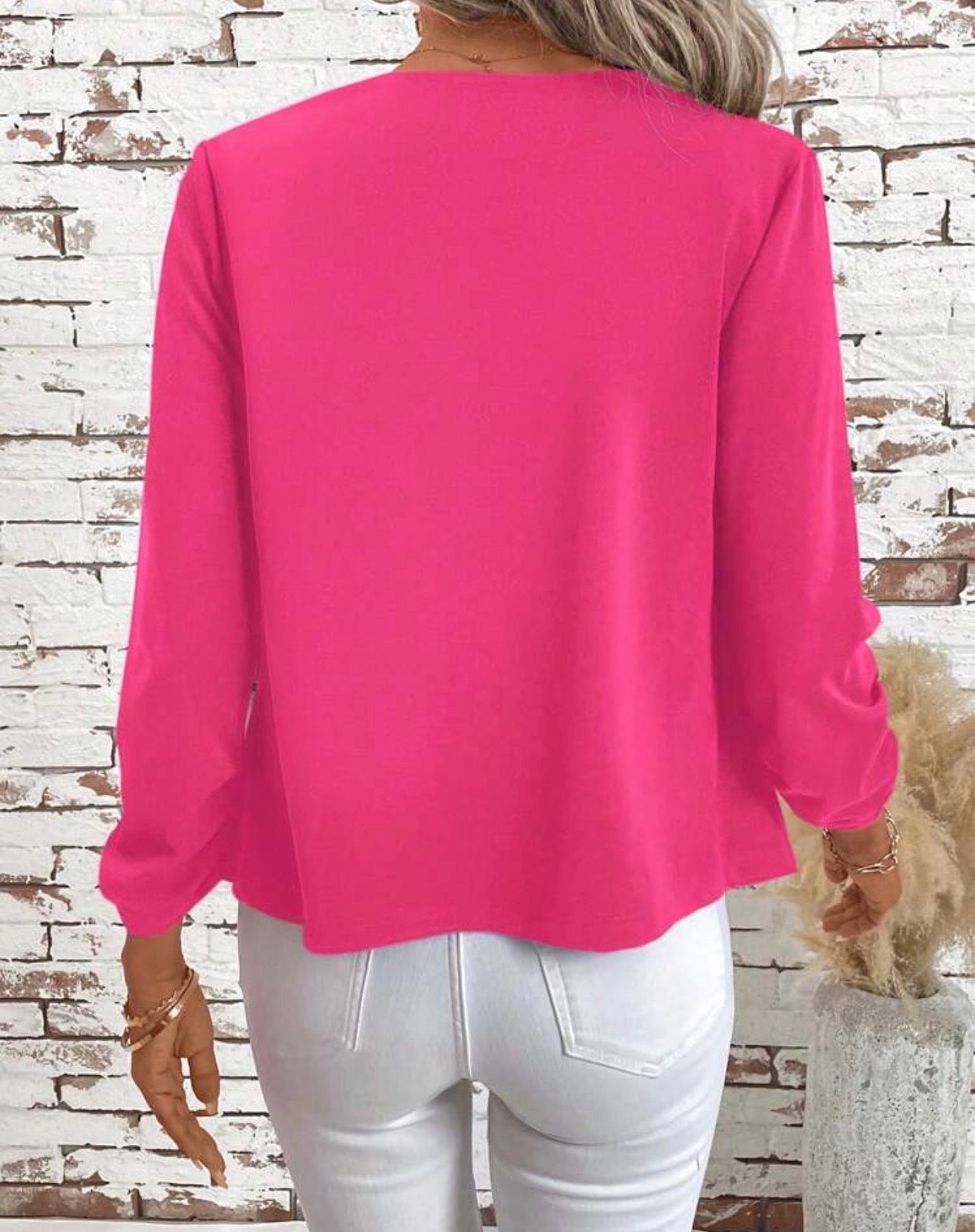 Hottie Pink Jacket Top