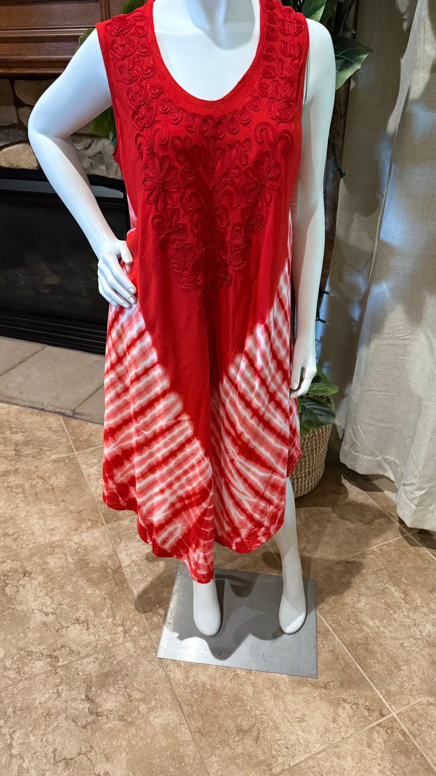 Bibi Red Beach Dress